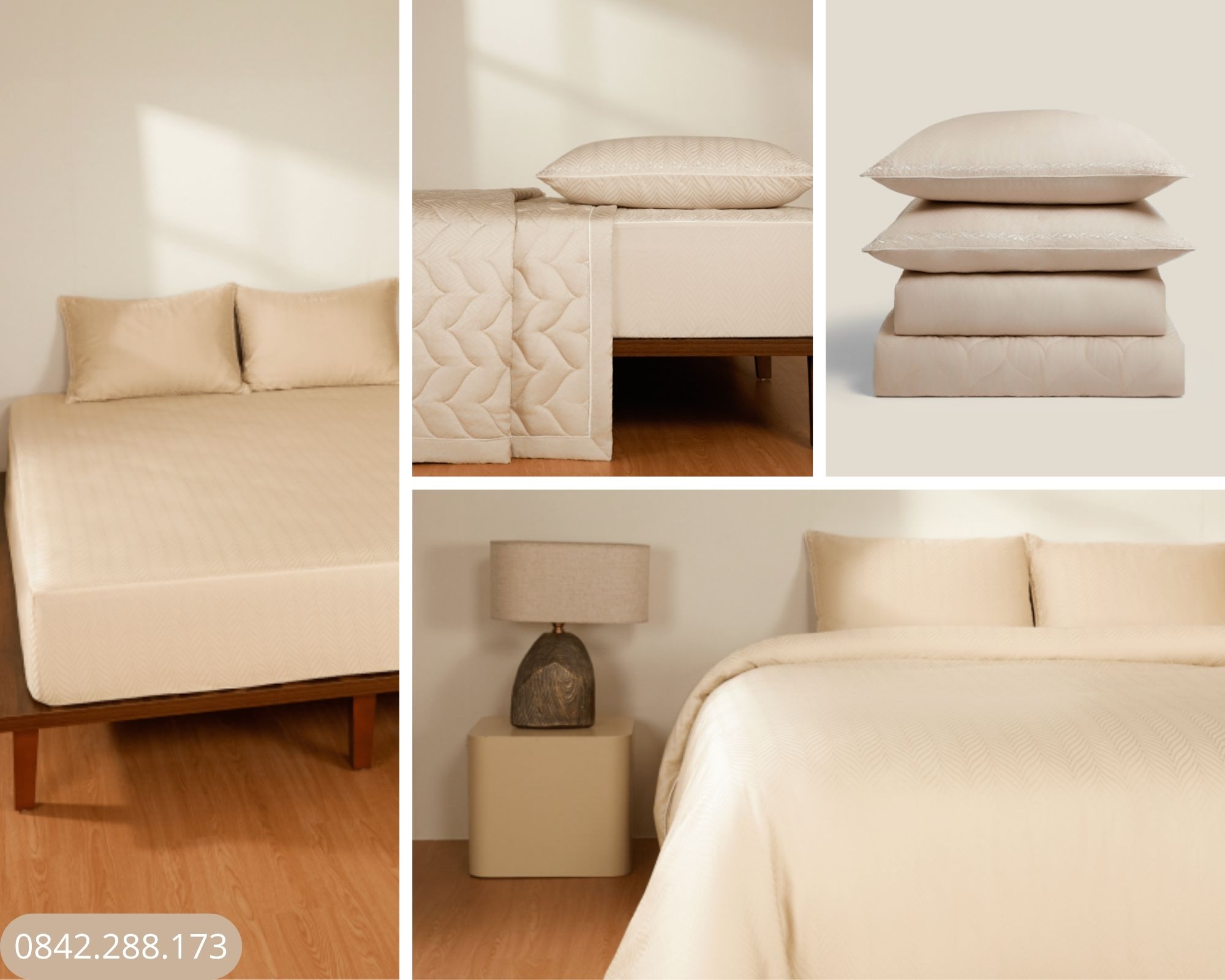 Bộ chăn ga gối Herringbone - ESTJ26008