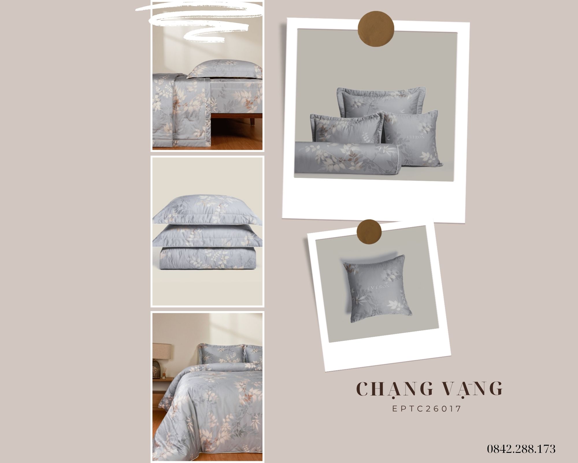 Bộ chăn ga gối Evenron Chạng Vạng - EPTC26017
