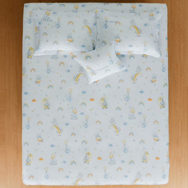 Bộ chăn ga gối Everon Vườn thú trên mây - CPT26201