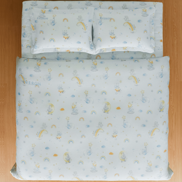 Bộ chăn ga gối Everon Vườn thú trên mây - CPT26201