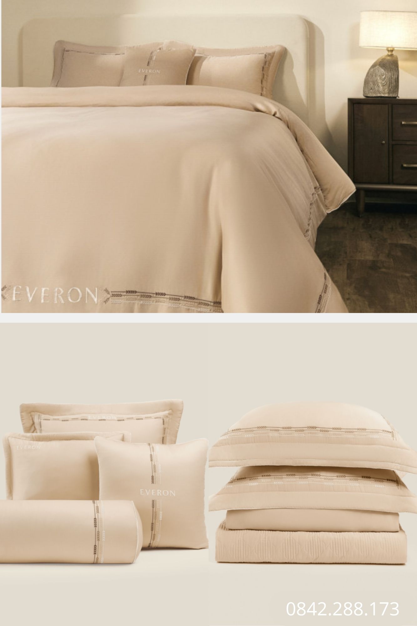 Bộ chăn ga gối Everon Cánh đồng vàng - ESTMC26006