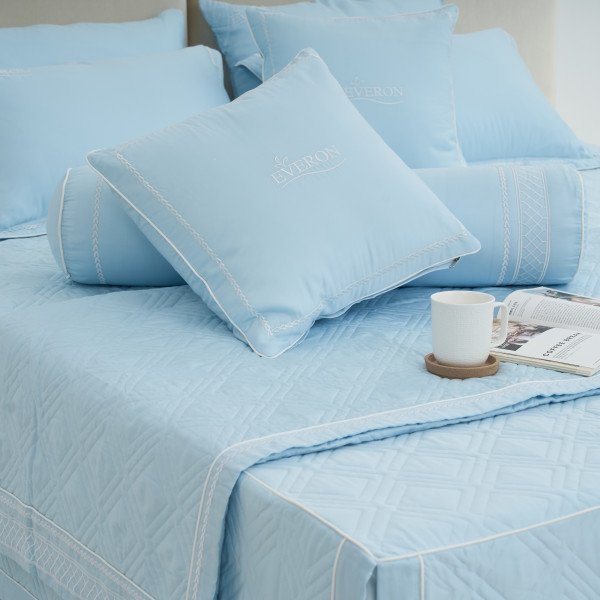 Bộ chăn ga gối Everon Làn Nước Xanh - EST25034 Bộ chăn ga gối Everon Làn Nước Xanh - EST25034