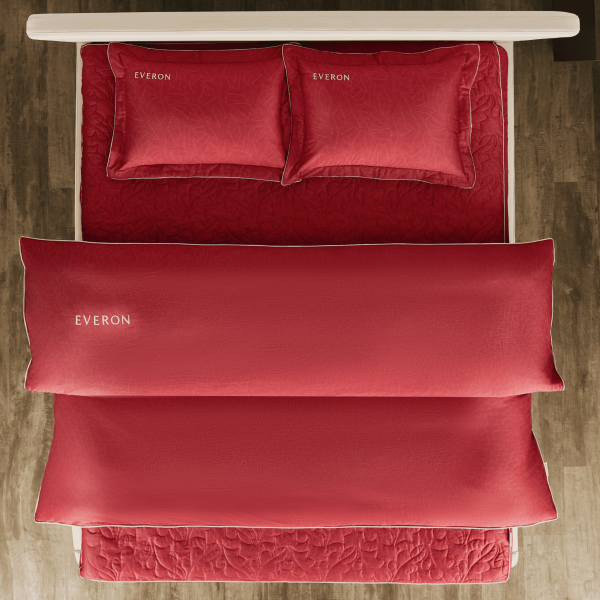 Bộ chăn ga gối Everon Lá Thu Đỏ - EPC26016 Bộ chăn ga gối Everon Lá Thu Đỏ - EPC26016