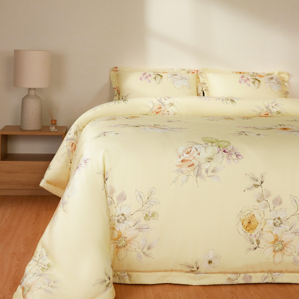 Bộ chăn ga gối Muôn Hoa Vàng - EPTC26018 Bộ chăn ga gối Muôn Hoa Vàng - EPTC26018