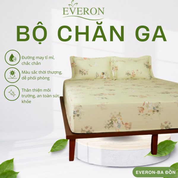 Bộ chăn ga gối Khu rừng cổ tích - CPT26202