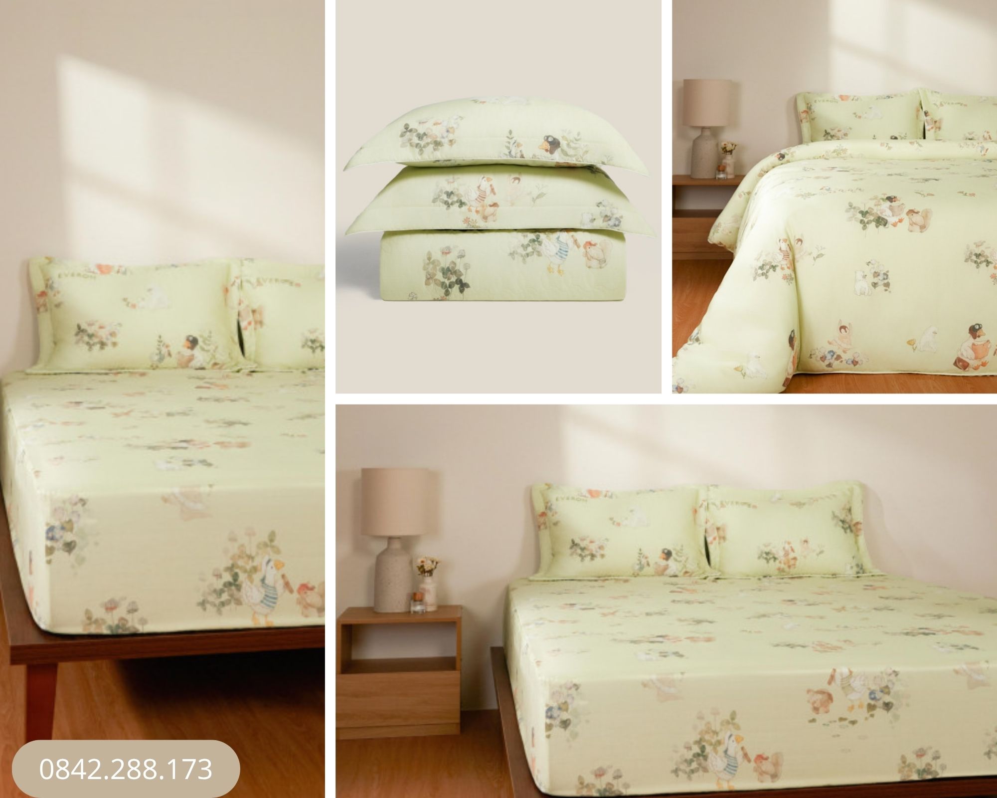 Bộ chăn ga gối Khu rừng cổ tích - CPT26202