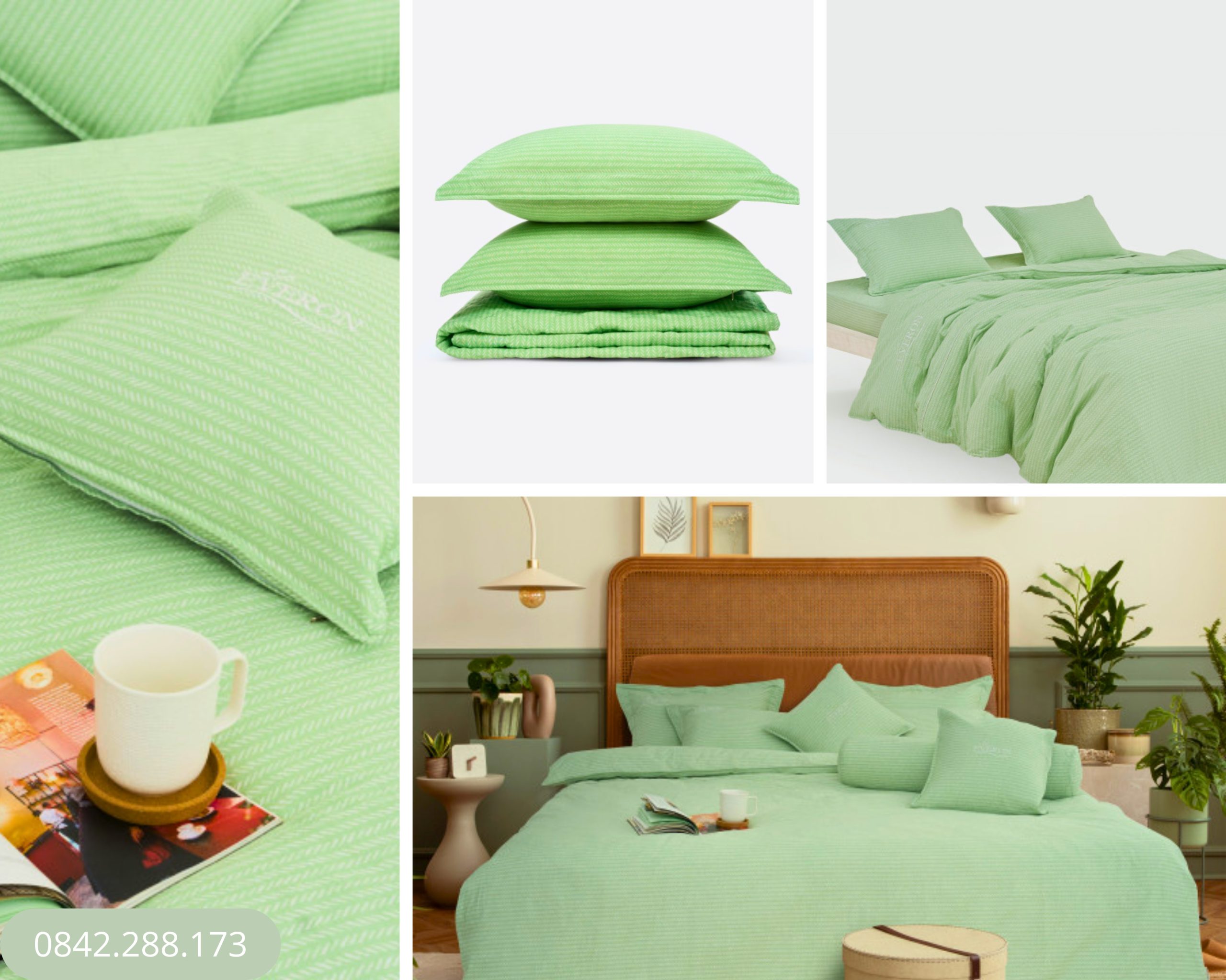 Bộ chăn ga gối Everon Cánh Rừng Hy Vọng - EPBC25025