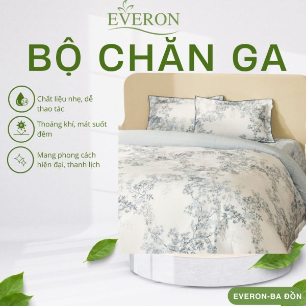 Bộ chăn ga gối Vườn cổ điển - EPC26012