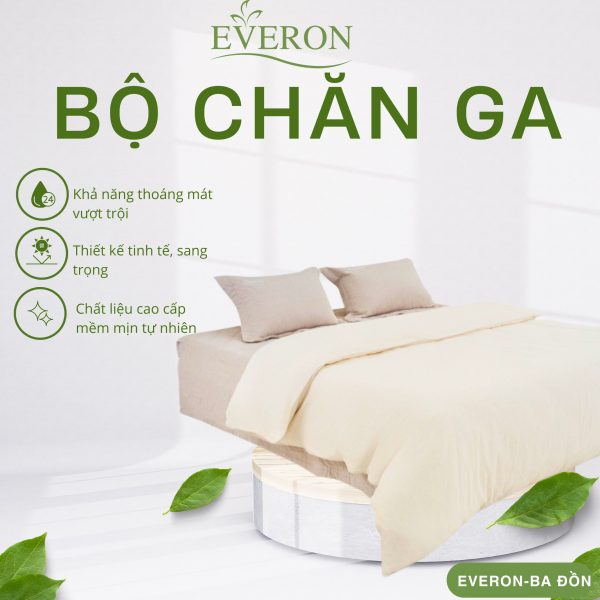 Bộ chăn ga gối Everon Đốm Sáng - EPM25041