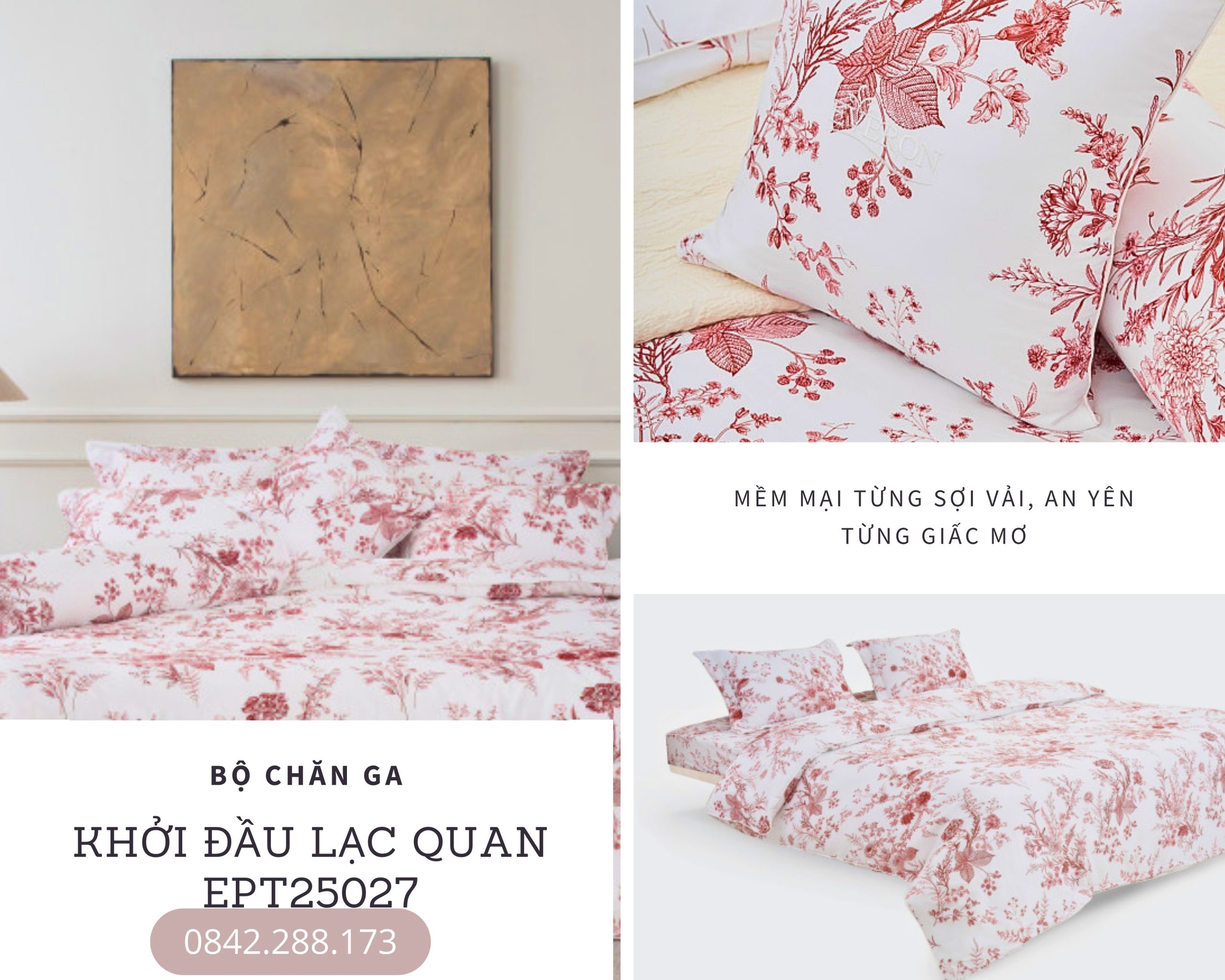 Bộ chăn ga gối Everon Khởi Đầu Lạc Quan - EPT25027