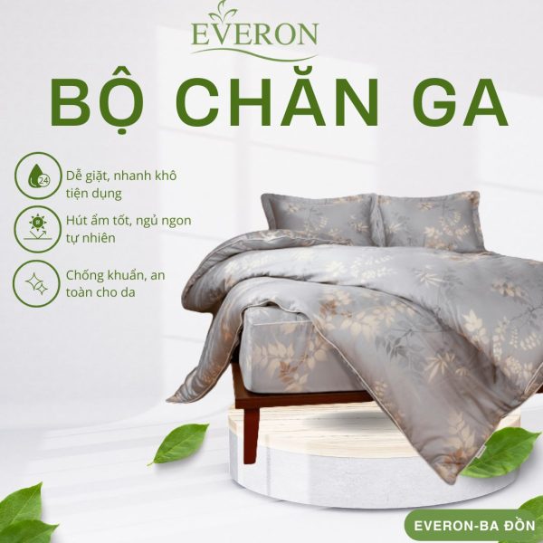 Bộ chăn ga gối Evenron Chạng Vạng - EPTC26017