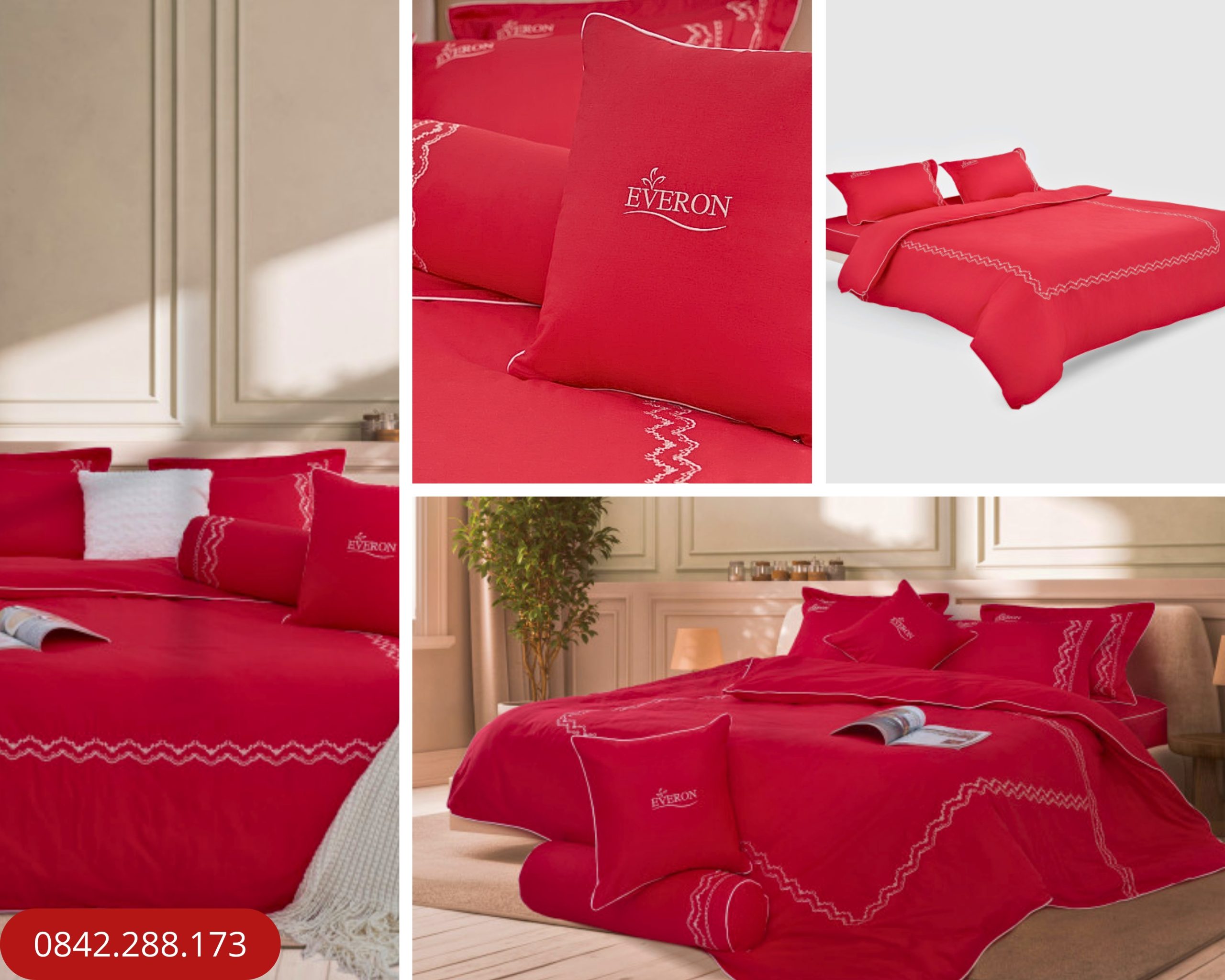 Bộ chăn ga gối Everon Yêu Nồng Nhiệt - ESM25019