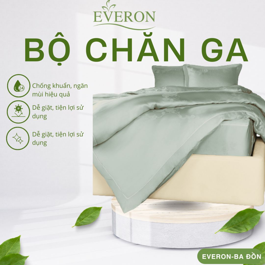 Bộ chăn ga gối Everon cao cấp Hồng tỉ muội – ESTJ26009 Bộ chăn ga gối Everon cao cấp Hồng tỉ muội – ESTJ26009