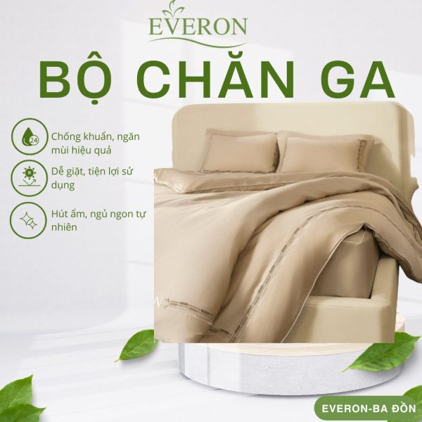 Bộ chăn ga gối Everon Cánh đồng vàng - ESTMC26006