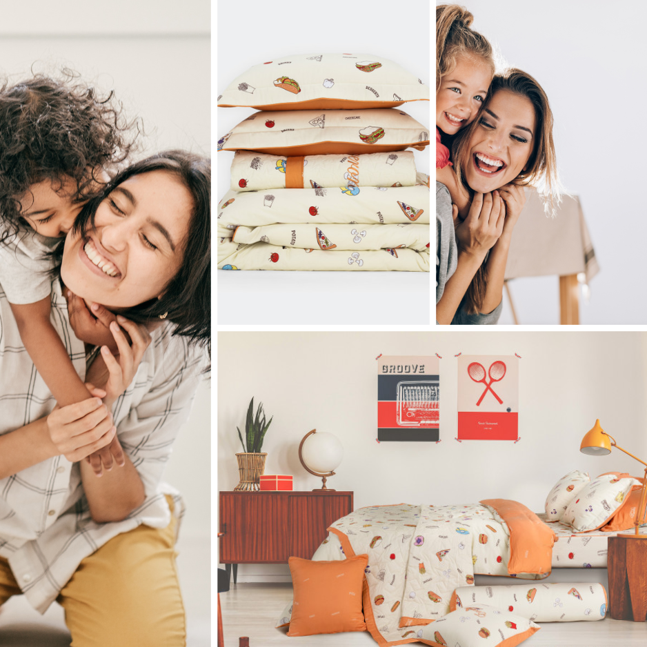 Bộ chăn ga gối Everon Bữa Sáng Vui Vẻ - EPM24066