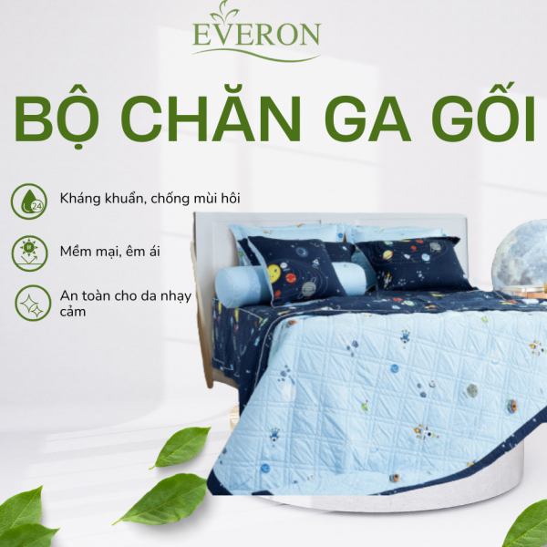 Bộ chăn ga gối Everen Space Hero - EPM23063