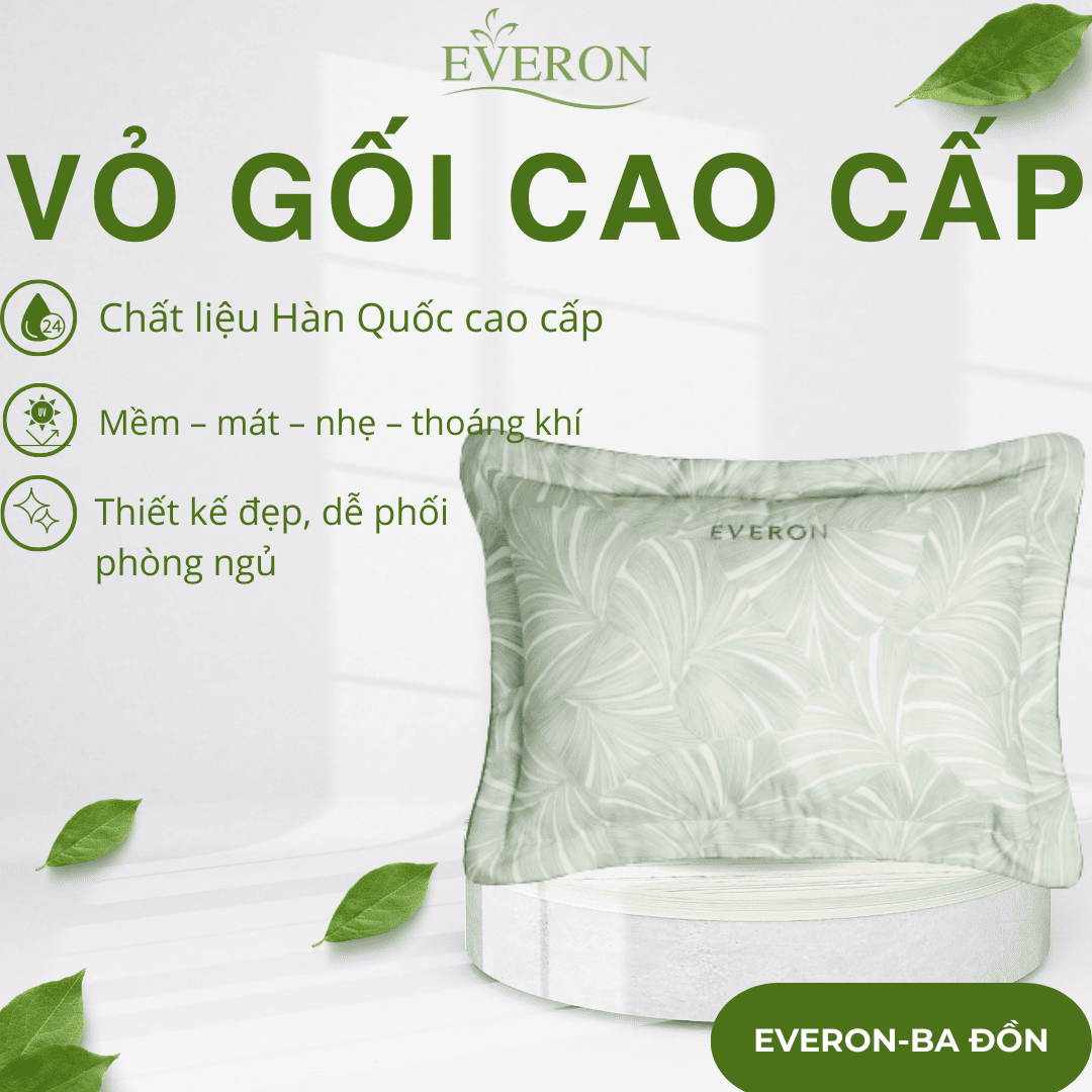 Vỏ gối Everon Monstera - EPT26015 Vỏ gối Everon Monstera - EPT26015