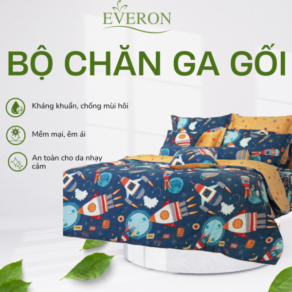 Bộ chăn ga gối Everon EPM22072