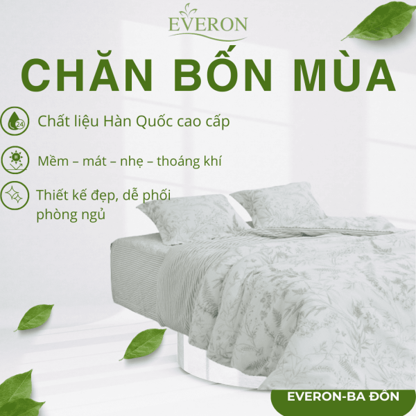 Chăn bốn mùa Everon Hương Cây Cỏ - EPM25032