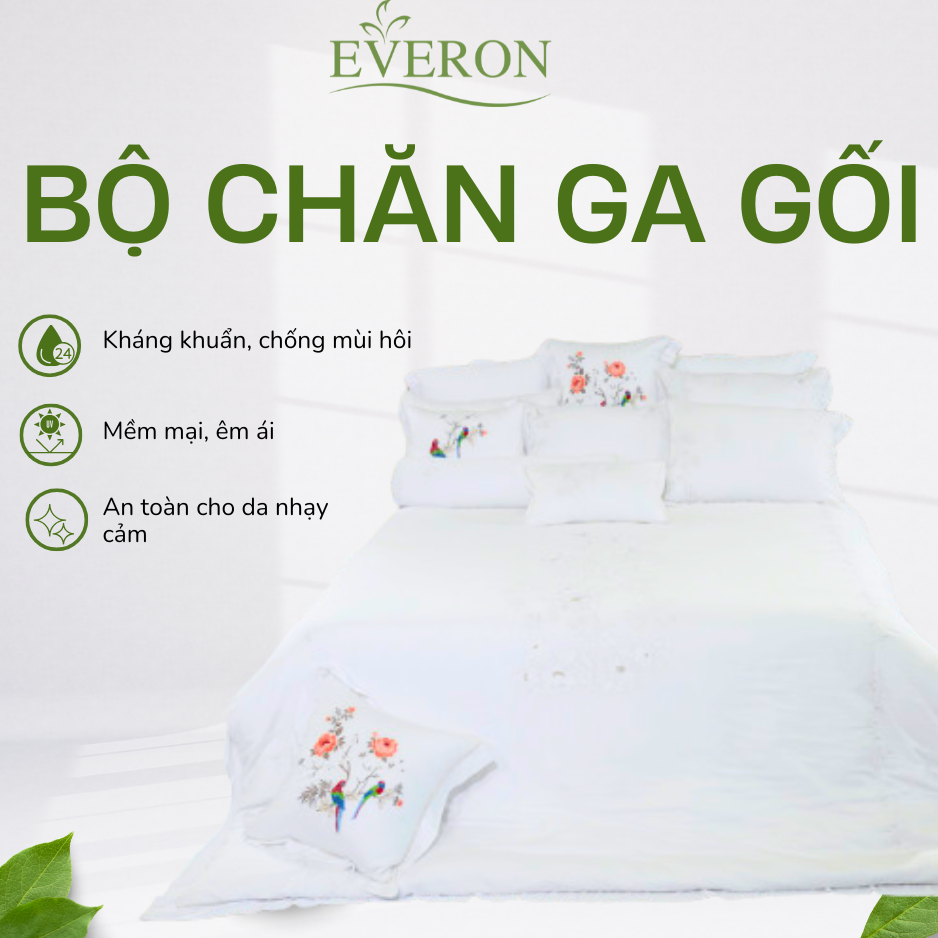 Bộ chăn ga gối Everon ASHM22103 Bộ chăn ga gối Everon ASHM22103