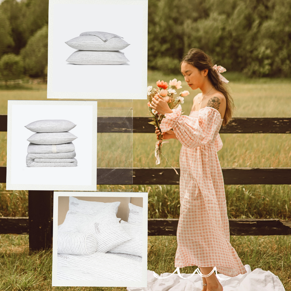 Bộ chăn ga gối Everon Đường Sọc Ngang - EPM25038