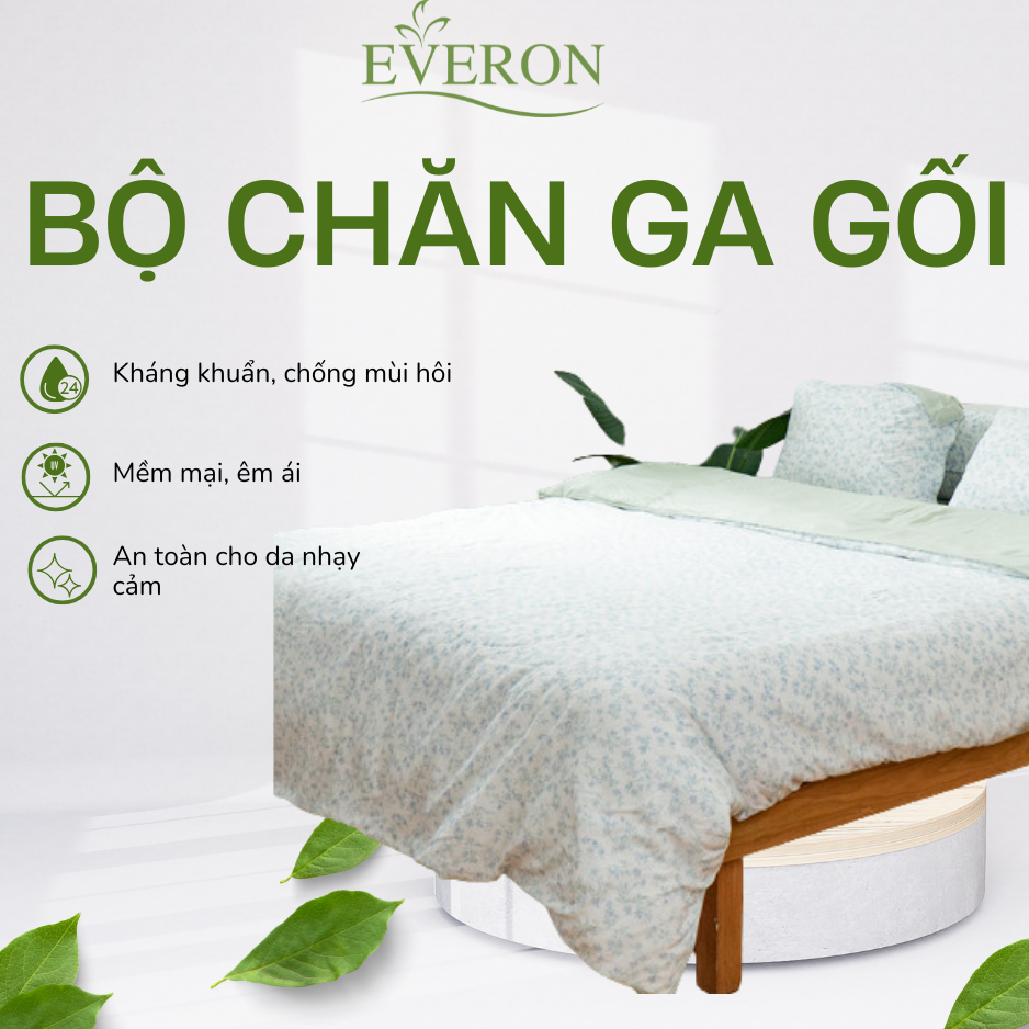 Bộ chăn ga Everon Lily - MDSM2203 Bộ chăn ga Everon Lily - MDSM2203