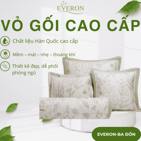 Vỏ gối Everon Sách Hoa - EPC26014