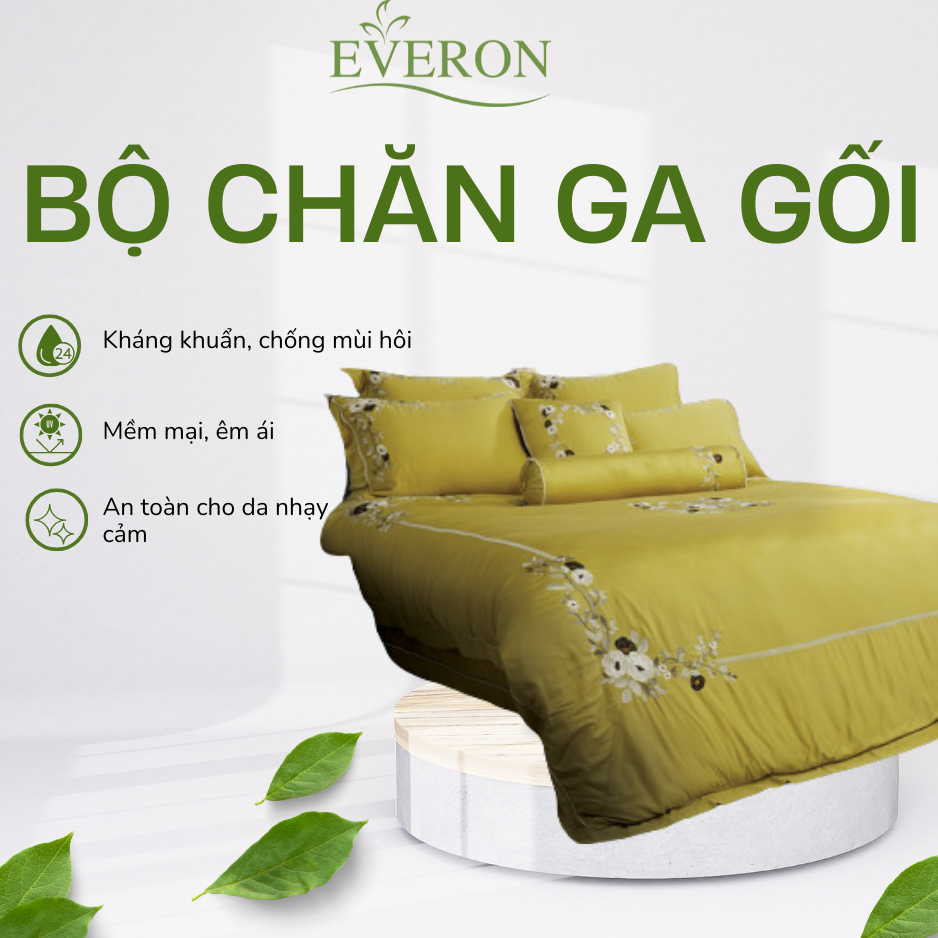 Bộ chăn ga gối Everon ASHM22102 Bộ chăn ga gối Everon ASHM22102
