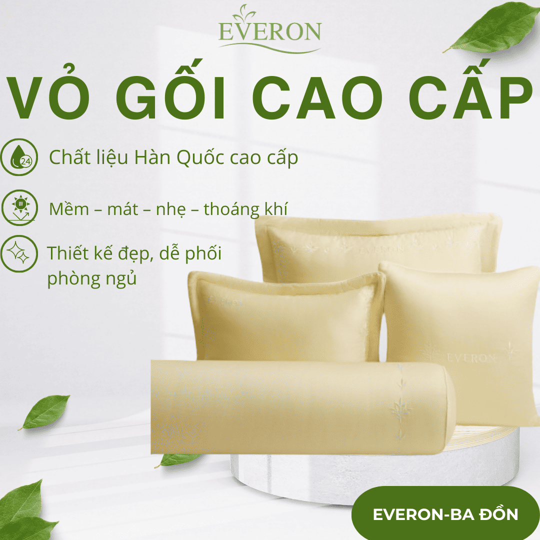 Vỏ gối Everon Vườn nắng - ESM26002 Vỏ gối Everon Vườn nắng - ESM26002