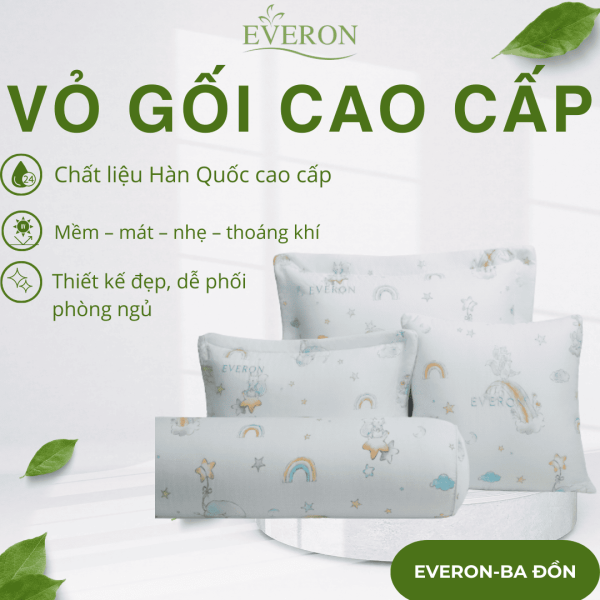 Vỏ gối Everon Vườn thú trên mây - CPT26201