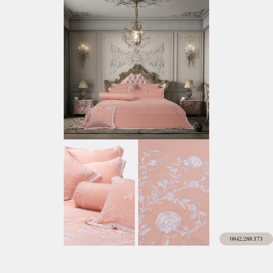 Bộ chăn ga gối Everon Apricot - ASHM24101