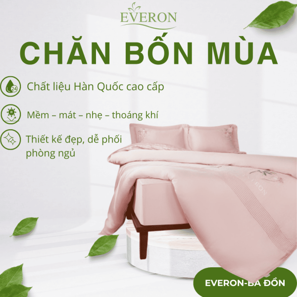 Chăn bốn mùa Everon Đồng ca hoa cỏ - ESM26004