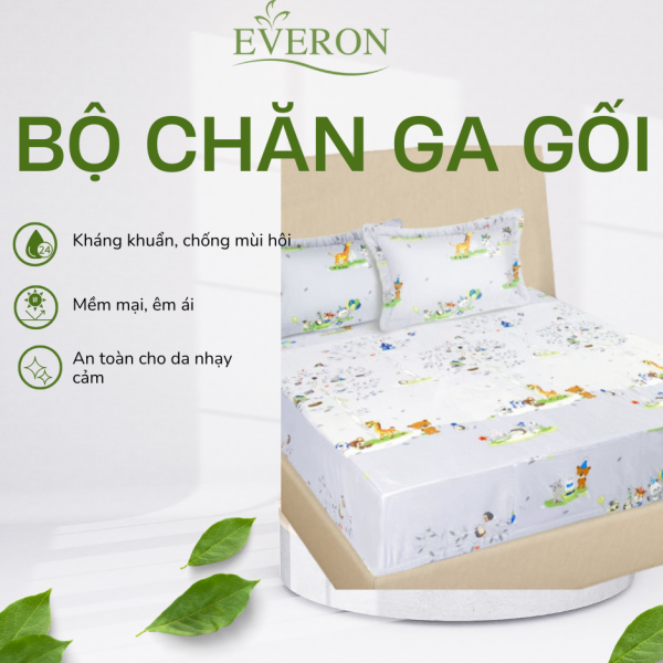 Bộ chăn ga gối Everon Bestie - EPM23068