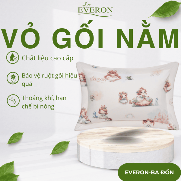 Bộ chăn ga gối Everon Kids Công Chúa Điệu - CPM25205