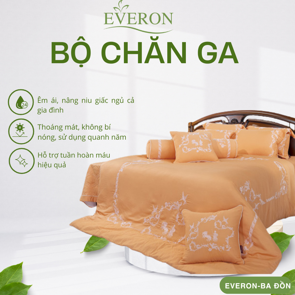Bộ chăn ga gối Everon Victory - ASHM23105 Bộ chăn ga gối Everon Victory - ASHM23105