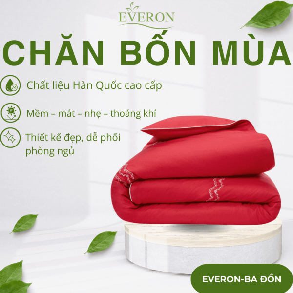 Chăn bốn mùa Everon Yêu Nồng Nhiệt - ESM25019