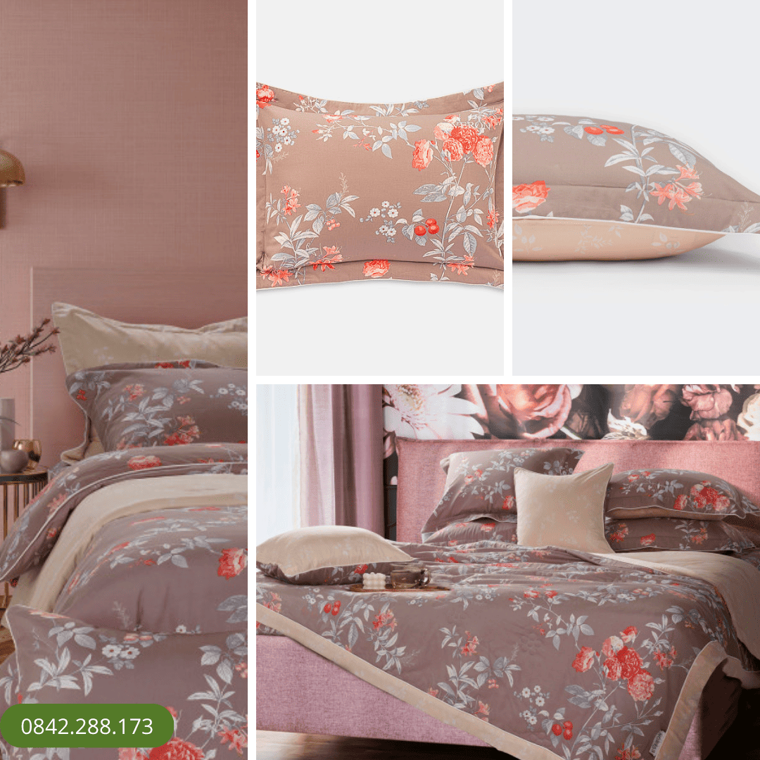 Vỏ Gối Bình Minh Hồng - EPM24068