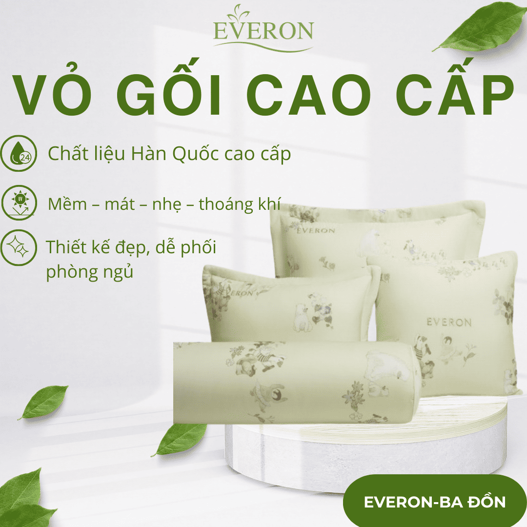 Vỏ gối gối Everon Khu rừng cổ tích - CPT26202 Vỏ gối gối Everon Khu rừng cổ tích - CPT26202