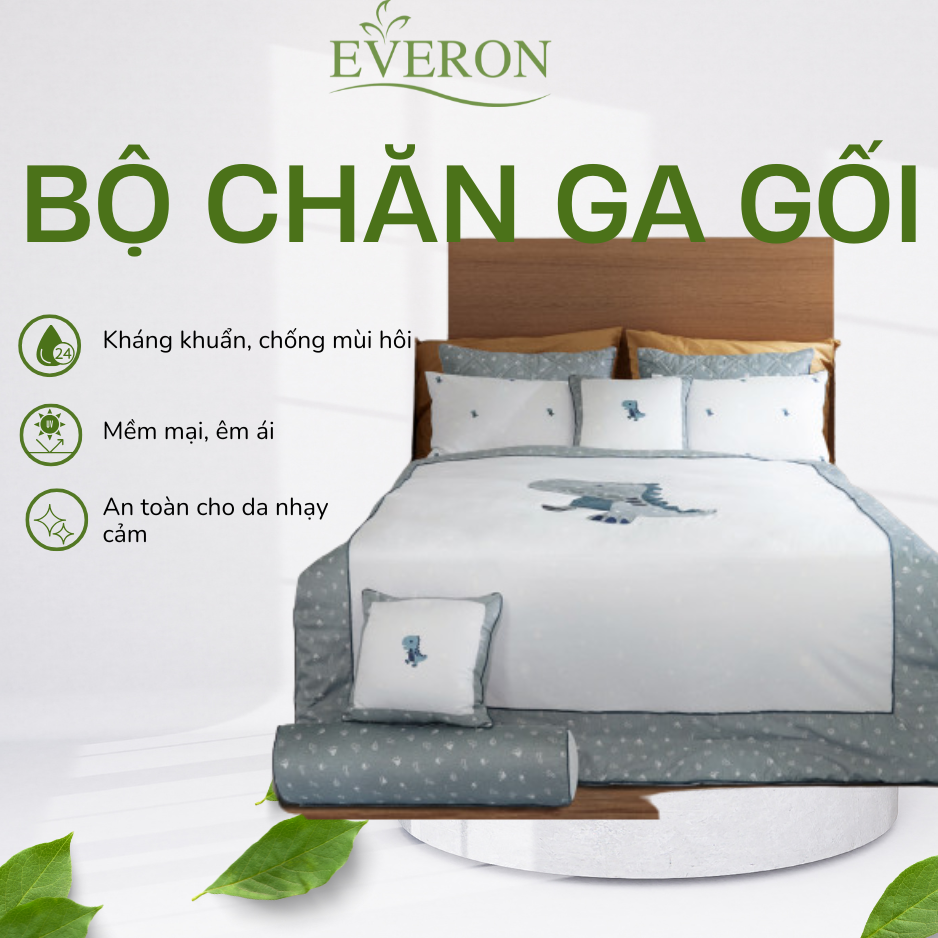 Bộ chăn ga gối Everon EPC22041 Bộ chăn ga gối Everon EPC22041
