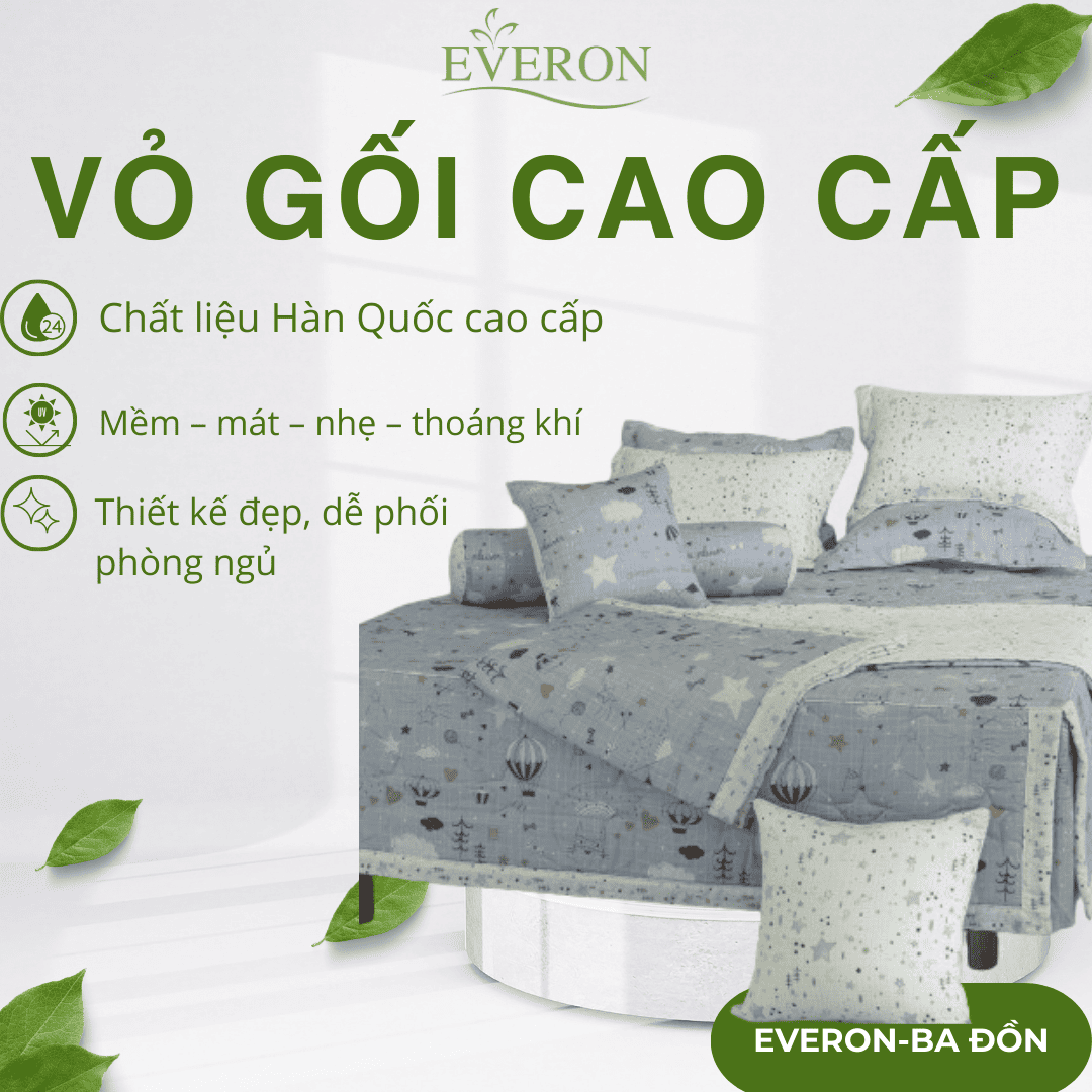 Vỏ gối Everon EPM22073 Vỏ gối Everon EPM22073