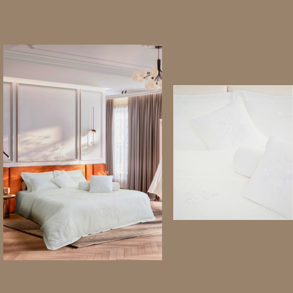 Bộ chăn ga gối Everon Mẫu Đơn Vĩnh Cửu - ASME25103