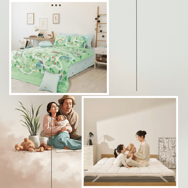 Bộ chăn ga gối Everon Happy Town - EPC23048