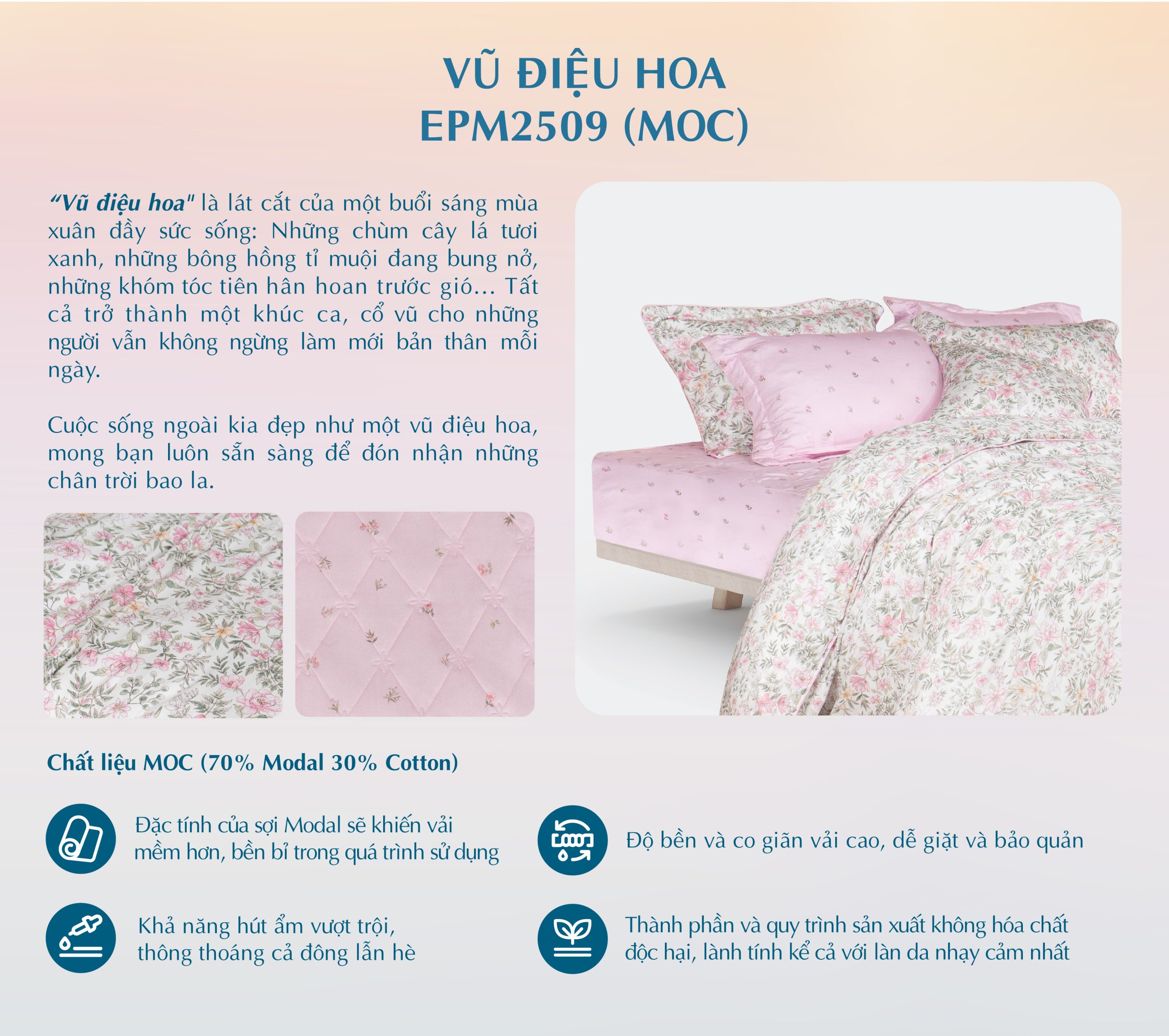 Vỏ gối Vũ Điệu Hoa - EPM2509