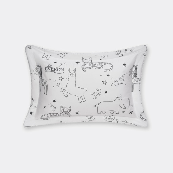 e1344-600x0 Bộ chăn ga gối Everon Kids Vườn Thú Tinh Nghịch - CPC25204