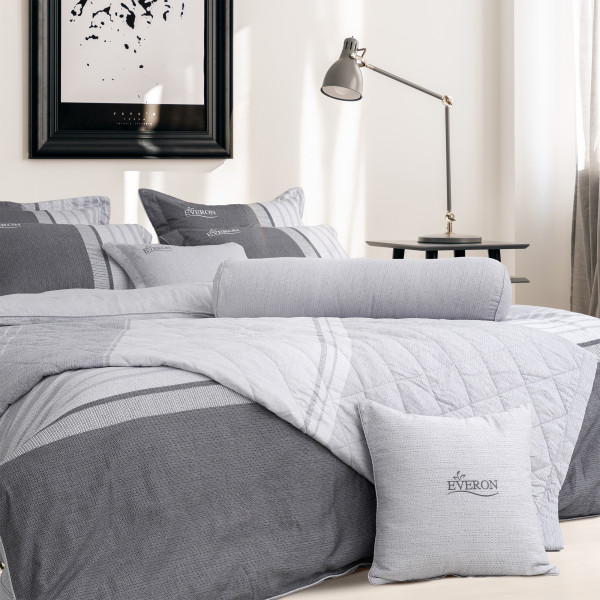 Bộ chăn ga gối Everon Kẻ Giao Thoa - EPM25039 Bộ chăn ga gối Everon Kẻ Giao Thoa - EPM25039