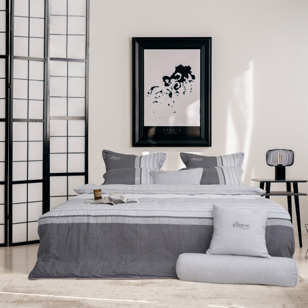 Bộ chăn ga gối Everon Kẻ Giao Thoa - EPM25039 Bộ chăn ga gối Everon Kẻ Giao Thoa - EPM25039