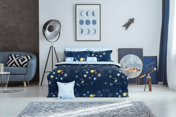 Bộ chăn ga gối Everen Space Hero - EPM23063 Bộ chăn ga gối Everen Space Hero - EPM23063