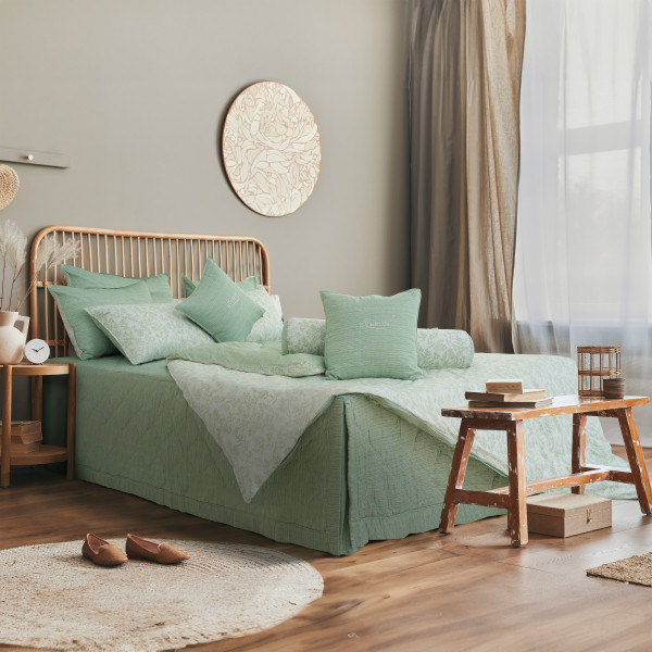 Bộ chăn ga gối Everon Lá Thạch Thảo - EPM25031 Bộ chăn ga gối Everon Lá Thạch Thảo - EPM25031