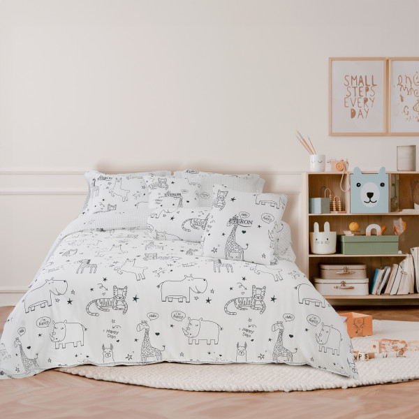 epm-25204-2-600x0 Bộ chăn ga gối Everon Kids Vườn Thú Tinh Nghịch - CPC25204
