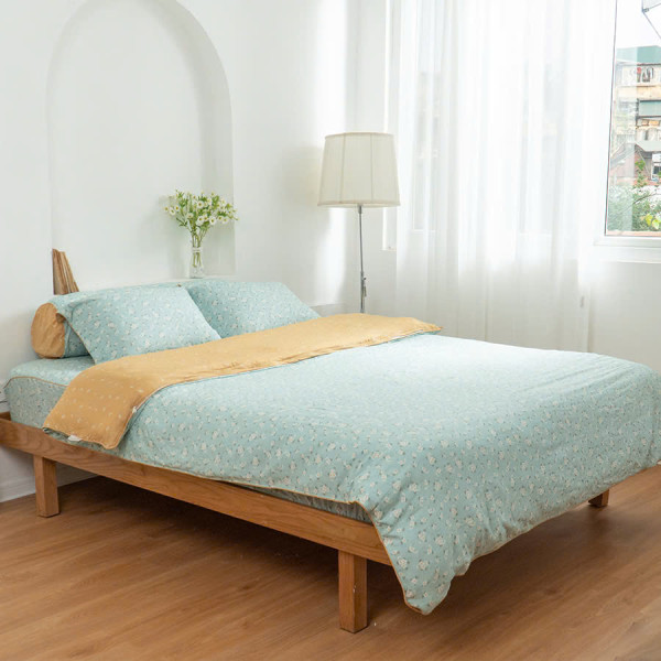 Bộ chăn ga gối Everon Cúc họa mi - MDSM2201B Bộ chăn ga gối Everon Cúc họa mi - MDSM2201B